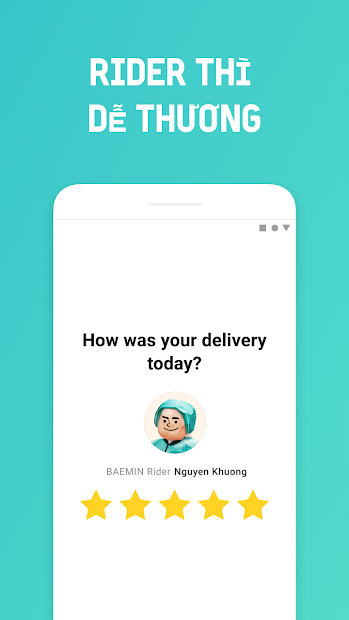 Screenshots BAEMIN - Ứng dụng giao đồ ăn nhanh chóng
