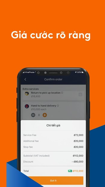 Screenshots AhaMove: Ứng dụng giao hàng tận nhà