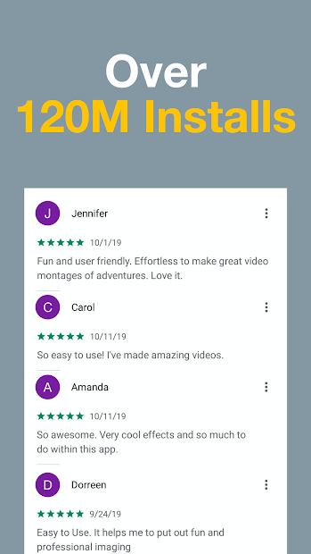 Screenshots Magisto Video Editor: Chỉnh sửa, ghép nhạc ghép ảnh vào video