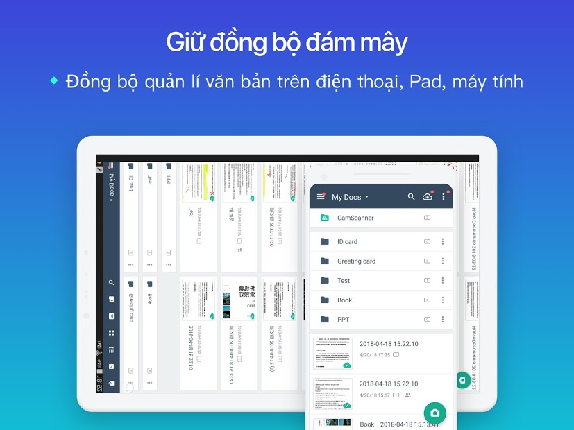 Screenshots CamScanner: Máy quét tài liệu, giấy tờ ngay trên điện thoại