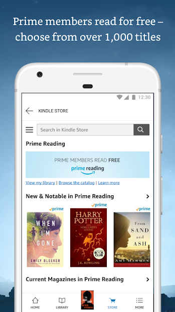 Screenshots Amazon Kindle Amazon - Ứng dụng đọc sách mọi lúc mọi nơi