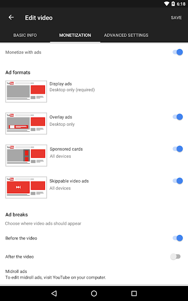 Ảnh chụp màn hình YouTube Studio - Phần mềm dành cho Youtuber