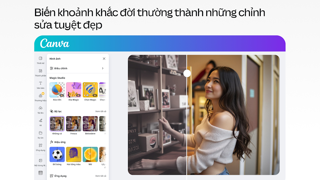 Screenshots Canva - Công cụ sửa ảnh & thiết kế đồ họa miễn phí Canva
