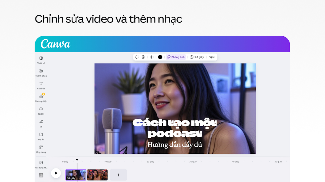 Screenshots Canva - Công cụ sửa ảnh & thiết kế đồ họa miễn phí Canva