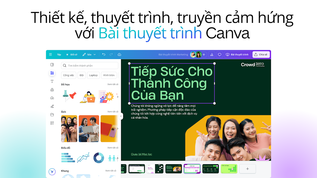 Screenshots Canva - Công cụ sửa ảnh & thiết kế đồ họa miễn phí Canva