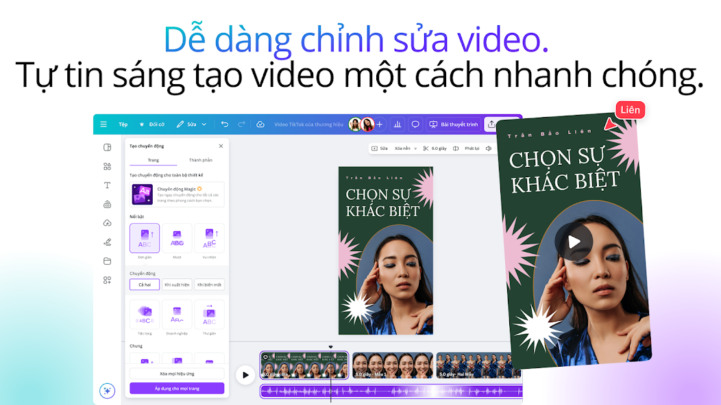 Screenshots Canva - Công cụ sửa ảnh & thiết kế đồ họa miễn phí Canva