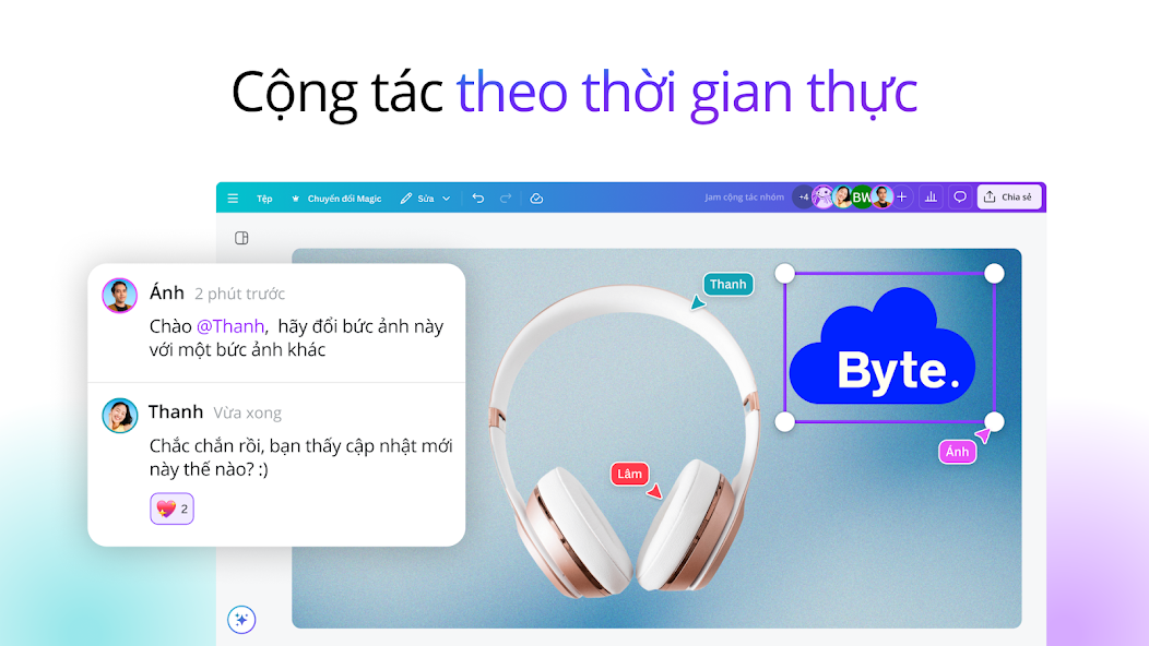 Screenshots Canva - Công cụ sửa ảnh & thiết kế đồ họa miễn phí Canva