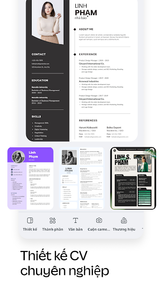 Screenshots Canva - Công cụ sửa ảnh & thiết kế đồ họa miễn phí Canva