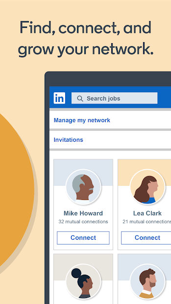 Screenshots LinkedIn: Jobs, Business News & Social Networking LinkedIn