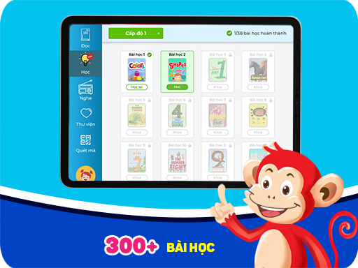 Screenshots Ứng dụng Monkey Stories: Học tiếng Anh dành cho trẻ em
