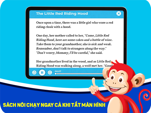 Chụp màn hình Ứng dụng Monkey Stories: Học tiếng Anh cho bé