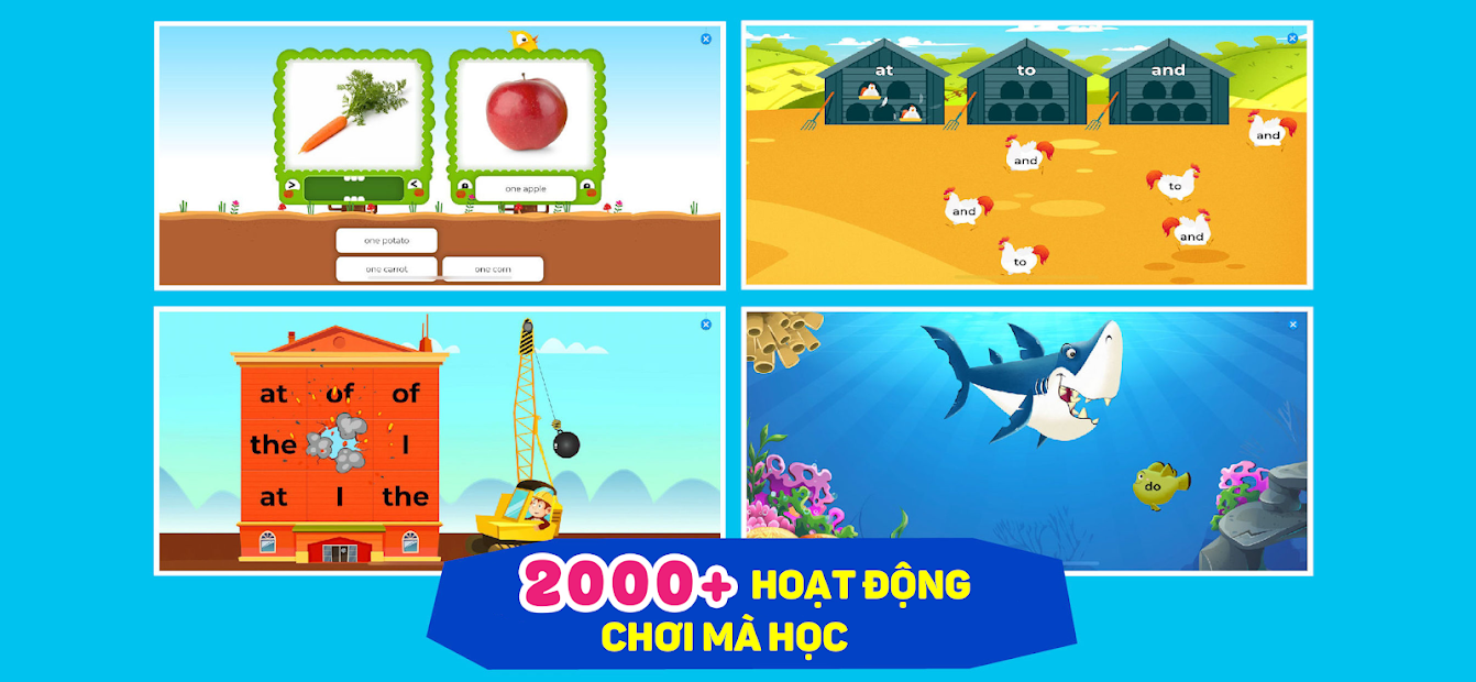 Screenshots Ứng dụng Monkey Stories: Học tiếng Anh dành cho trẻ em