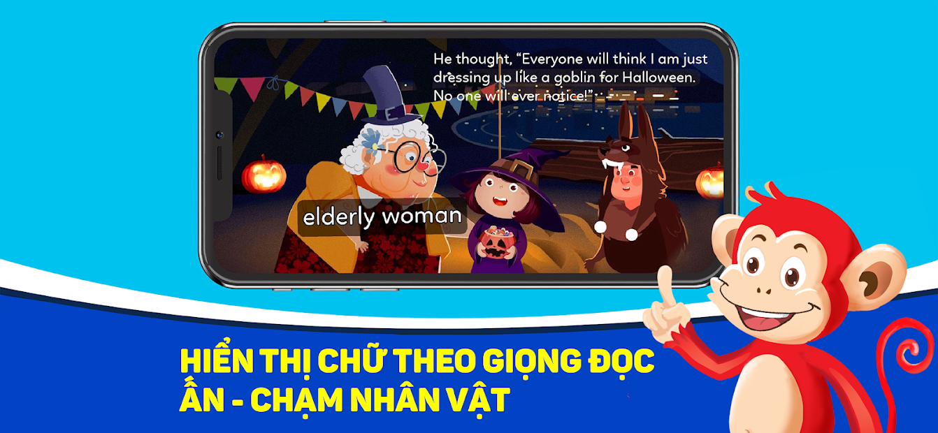 Screenshots Ứng dụng Monkey Stories: Học tiếng Anh dành cho trẻ em