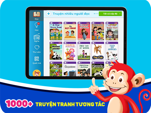 Screenshots Ứng dụng Monkey Stories: Học tiếng Anh dành cho trẻ em