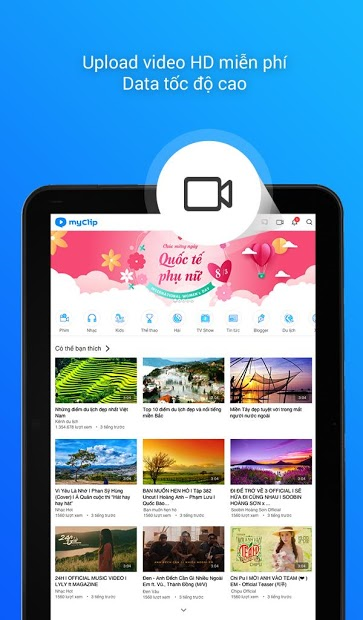 Screenshots MyClip - Mạng xã hội Video: Cập nhật video HOT liên tục