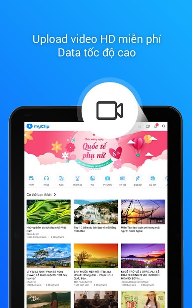 Screenshots MyClip - Mạng xã hội Video: Cập nhật video HOT liên tục