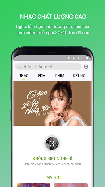 Screenshots Keeng: Ứng dụng nghe nhạc và xem phim tiện lợi