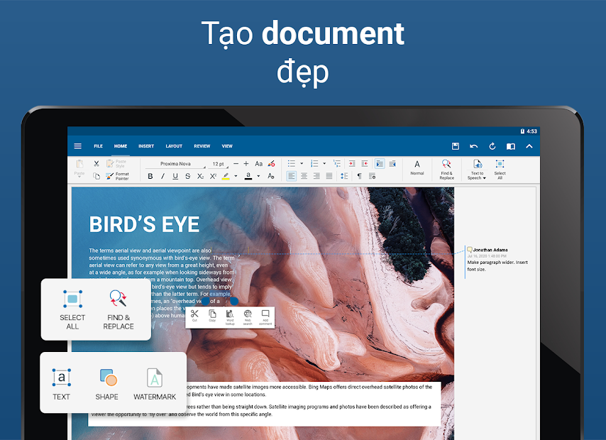 Screenshots OfficeSuite + PDF Editor - Ứng dụng văn phòng tiện lợi