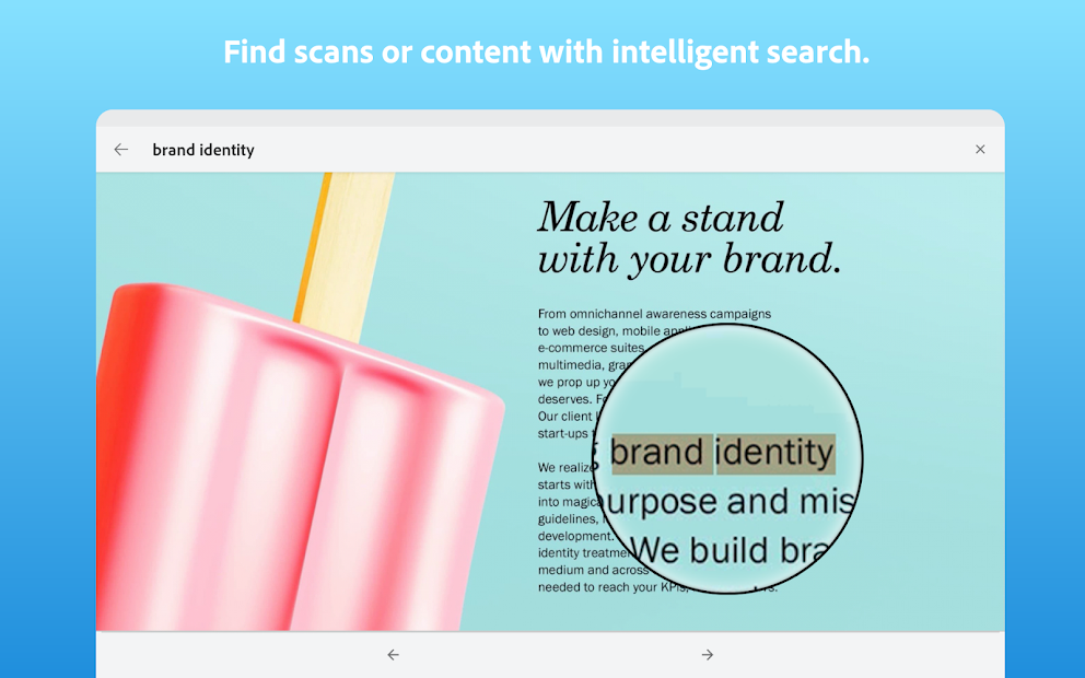 Screenshots Adobe Scan: Ứng dụng scan tệp tin PDF và danh thiếp dễ dàng