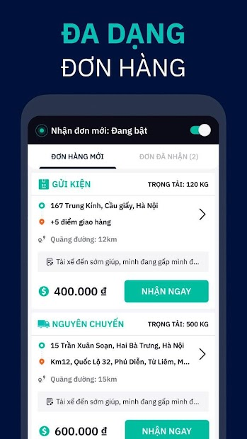 Screenshots MyGo Driver - Mạng lưới đối tác của Viettel Post