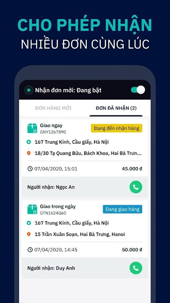 Screenshots MyGo Driver - Mạng lưới đối tác của Viettel Post