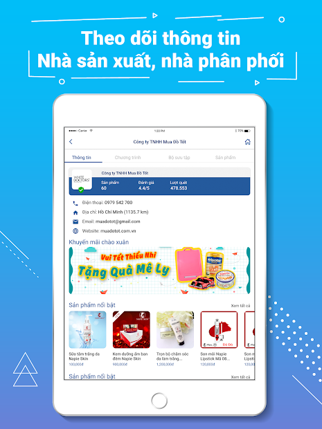 Screenshots iCheck Scanner & Shopping - Ứng dụng check hàng hoá