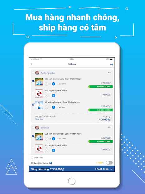 Screenshots iCheck Scanner & Shopping - Ứng dụng check hàng hoá
