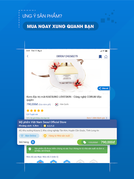 Screenshots iCheck Scanner & Shopping - Ứng dụng check hàng hoá