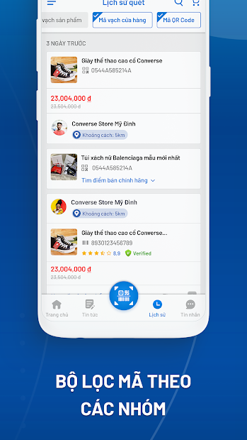 Screenshots iCheck Scanner & Shopping - Ứng dụng check hàng hoá