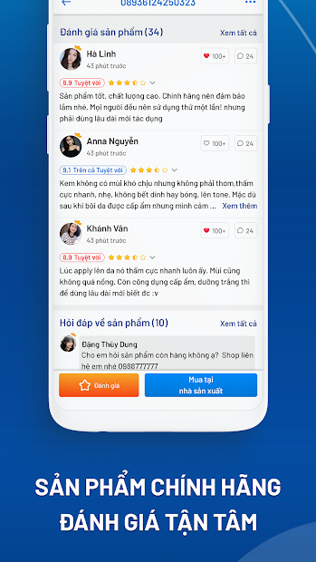 Screenshots iCheck Scanner & Shopping - Ứng dụng check hàng hoá