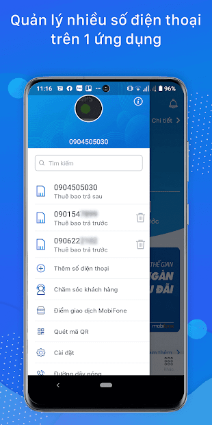 Screenshots My MobiFone - Tra cứu thông tin tài khoản MobiFone
