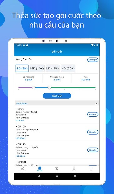 Screenshots My MobiFone - Tra cứu thông tin tài khoản MobiFone