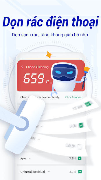 Screenshots iClean- Ứng dụng dọn rác, tăng tốc điện thoại