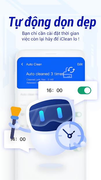 Screenshots iClean- Ứng dụng dọn rác, tăng tốc điện thoại