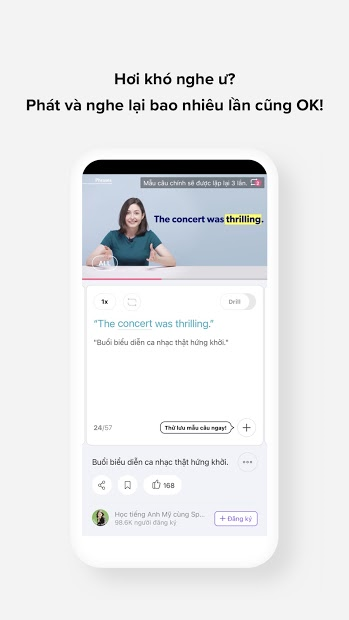 Screenshots Cake- Học tiếng anh giao tiếp miễn phí