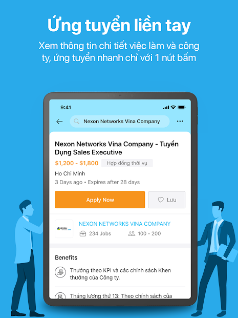 Screenshots VietnamWorks - Việc Làm và Tuyển Dụng: Tìm kiếm việc làm và nộp CV trực tuyến