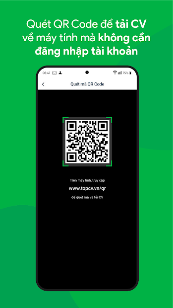 Screenshots TOPCV - Tạo CV và tìm việc làm phù hợp