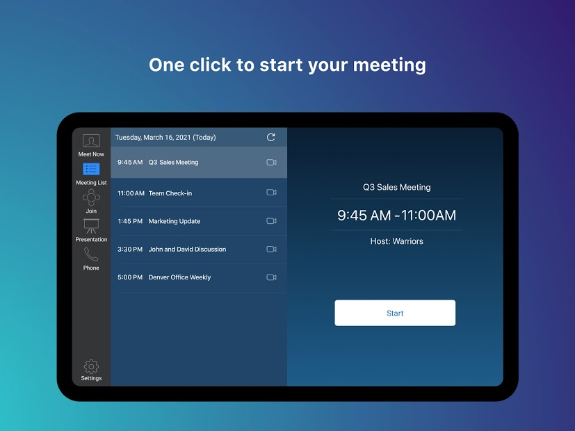 Screenshots Zoom Rooms - Ứng dụng hỗ trợ tạo cuộc họp online