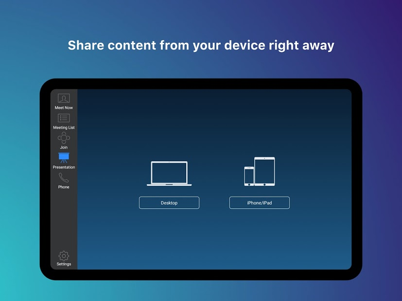 Screenshots Zoom Rooms - Ứng dụng hỗ trợ tạo cuộc họp online