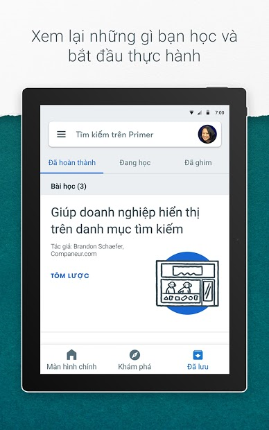 Screenshots Google Primer - Ứng dụng hỗ trợ bắt kịp thời đại số