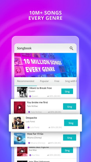 Screenshots Smule - Ứng dụng Hát trên mạng xã hội: Nơi kết nối thế giới bằng âm nhạc