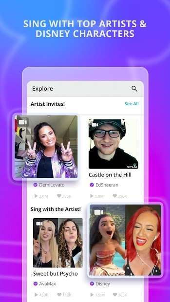 Screenshots Smule - Ứng dụng Hát trên mạng xã hội: Nơi kết nối thế giới bằng âm nhạc