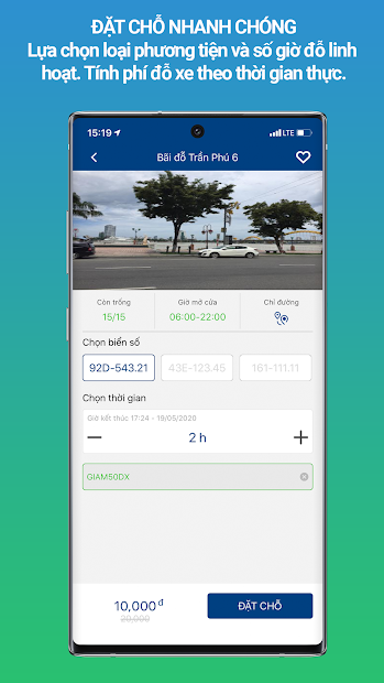 Screenshots MyParking - Hỗ trợ tìm bãi đỗ xe nhanh chóng