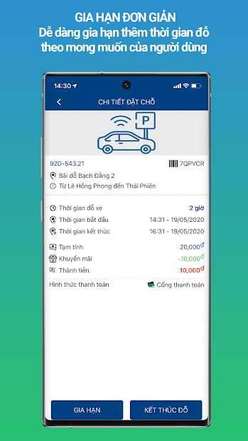 Screenshots MyParking - Hỗ trợ tìm bãi đỗ xe nhanh chóng