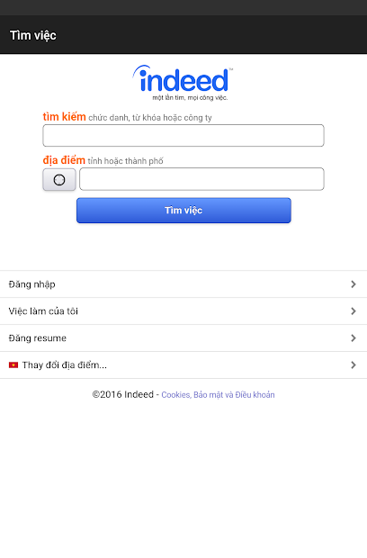 Screenshots Việc làm Indeed - Tìm kiếm việc làm nhanh chóng, thuận tiện