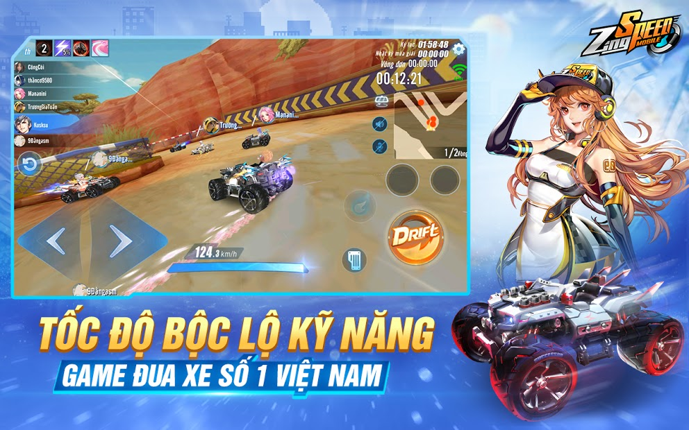 Screenshots ZingSpeed Mobile - game đua xe 3D cho điện thoại