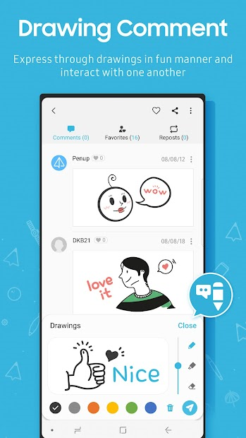Screenshots PENUP - Share your drawings: Ứng dụng vẽ và thiết kế hình ảnh