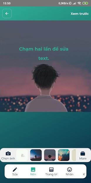 Screenshots CText - Viết chữ lên ảnh - Chèn chữ: Công cụ thiết kế chỉnh sửa ảnh độc đáo