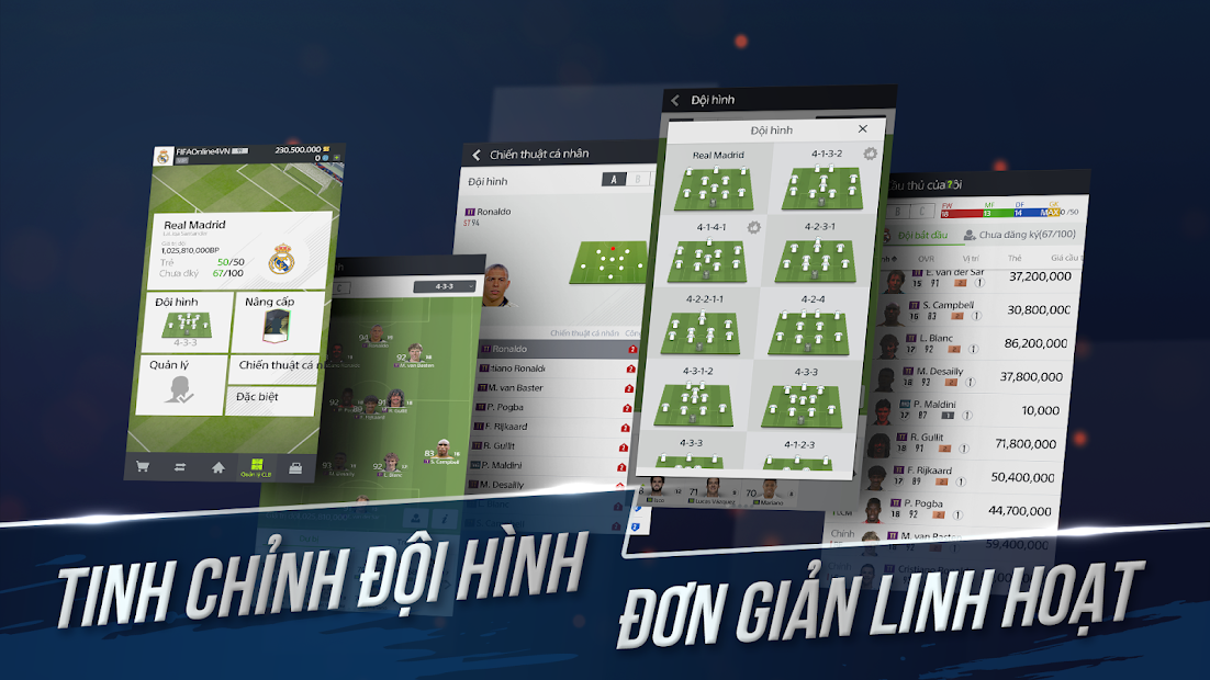 Screenshots FC Online M (FIFA Online 4M) by EA SPORTS™ - Quản lý đội bóng FC Online trên Smartphone