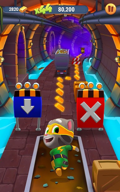 Screenshots Talking Tom Gold Run - Truy đuổi gấu mèo